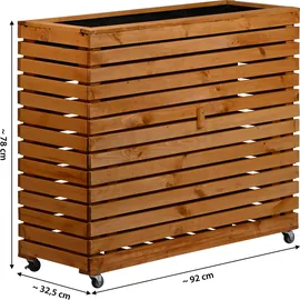 Dobar Rolla 72 x 32,5 x 78 cm Braun