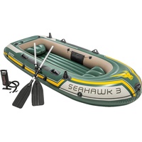 Intex Schlauchboot Seahawk 3 Set inkl. Alu-Paddel + Pumpe