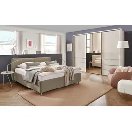 Ruf Polsterbett Mit Boxspringunterfederung Casita ¦ beige ¦ Maße (cm): B: 226 H: 105