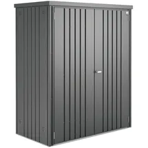 Biohort Geräteschrank 150 1,55 x 0,83 x 1,83 m dunkelgrau-metallic