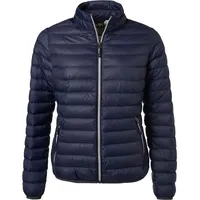 James & Nicholson Damen Daunenjacke Stepp-Jacke JN1139 navy/silver XXL