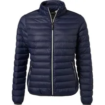 James & Nicholson Damen Daunenjacke Stepp-Jacke JN1139 navy/silver XXL
