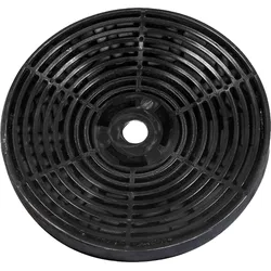 Aktivkohlefilter OPTIFIT, schwarz, B:19cm H:2,5cm Ø:19cm, Filterkartuschen, für EXQUISIT Dunstabzugshauben