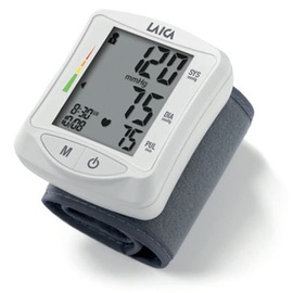 Laica Handgelenk-Blutdruckmessgerät BM1006W Vollautomatische Blutdruck- und Pulsmessung