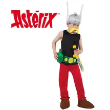 Metamorph Asterix Kostüm deluxe für Kinder - Schwarz