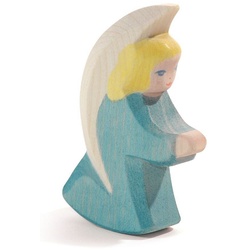 OSTHEIMER 42014 Engelchen türkis aus Holz Höhe 8cm Jahresfeste Engel Weihnachtsengel