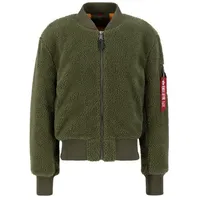 Alpha Industries MA-1 Teddy Jacke - sage green, -