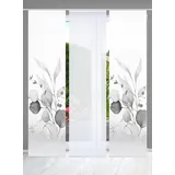 home in green ABANIO Paneelwagen 3 Stk. tlg. SET DIGITALDRUCK,BAMBUSOPTIK RECYCELT