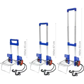 Relaxdays Transport Trolley blau