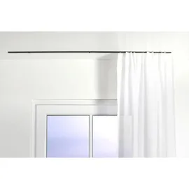 deco-raum Gardinenschiene Innenlauf Minimal schwarz 370cm