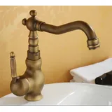 Waschbeckenarmatur, Antikbronze-waschtischarmatur, Einhebel-wasserhahn, Warm- Und Kaltwasser