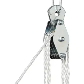 PRO PLUS Flaschenzug mit 20M Nylonseil