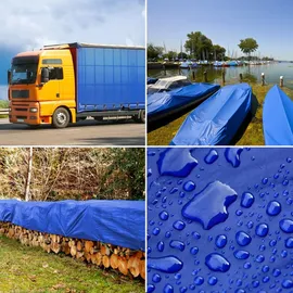 Nemaxx Abdeckplane 600 x 300 cm Blau