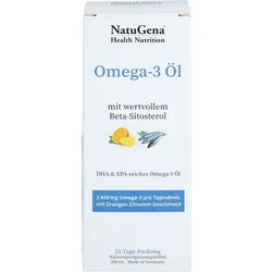 OMEGA-3 NAT.Fischöl 2450 mg Orangen-Zitronenaroma 200 ml