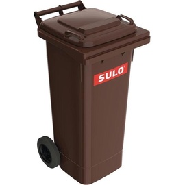 SULO Müllgroßbehälter 80l braun a.Niederdruck-PE Rad-D.200mm