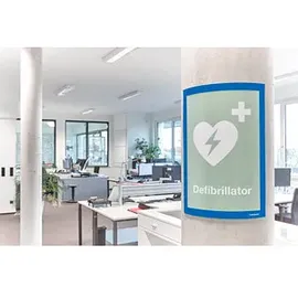 Magnetoplan Magnetrahmen selbstklebend Magnetofix blau A4, 2 St.