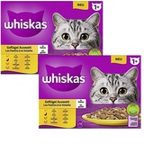 Whiskas 11+ Geflügel Auswahl Gelee Multipack Geflügelauswahl in x 85g (Menge: 4 je Bestelleinheit)