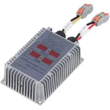 MPPT Solar-Laderegler Solar Batterie Laderegler Boost Spannungseinstellbarer Solarpanel-Regler mit LED-Anzeige Wasserdichtes Solar-Wechselrichter-Ladegerät für Solarmodule (24-85V) (400W)