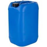 kanister-vertrieb® 1 Stück 25 L Kanister Wasserkanister Kunststoffkanister blau BPA frei DIN61+ Etiketten