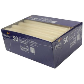 Duni Leuchterkerzen 25 cm 50 St. cream