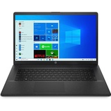 17" HP 17 (HD+) Laptop (Intel QuadCore N4120, 256 GB SSD, 8 GB DDR4 RAM, Intel UHD Grafik, Windows 11) black - Schwarz