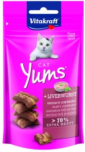 Vitakraft Cat Yums met lever kattensnack (40g)  9 verpakkingen
