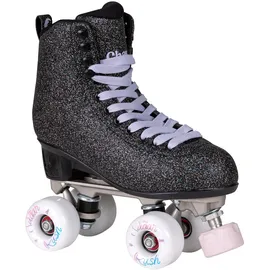 CHAYA Rollschuhe "Melrose Deluxe Starrynight" Gr. 38, schwarz, Inlineskates_Rollschuhe, Kinder, 38 (bis 100 kg), Lederimitat, vegan