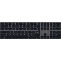 Apple Magic Keyboard - Standard - Kabellos - Bluetooth - Membran-Schlüsselschalter - QWERTY - Grau - Grau