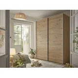 STAUD Schwebetürenschrank Includo 225 x 222 x 68 cm Braun