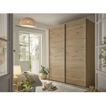 STAUD Schwebetürenschrank Includo 225 x 222 x 68 cm Braun