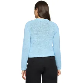 Betty Barclay Strickjacke mit aufgesetzten Taschen Powder Blau 48