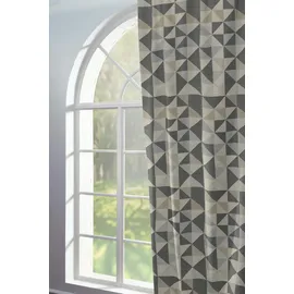 ADAM Audio Vorhang ADAM "Bio Bel" Gr. 2, schwarz, B:145cm H:175cm, Jacquard, Baumwolle (Bio-Baumwolle), Gardinen, aus 100% Bio-Baumwolle
