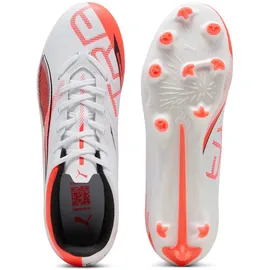 Puma Ultra 5 Play FG/AG Fußballschuhe Damen 01 white/black/glowing red 38.5