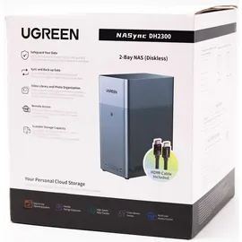 UGREEN DH2300 Leergehäuse Silber