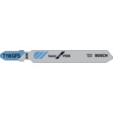 Bosch Professional BIM Stichsägeblatt Progressor for Inox T118GFS, 5er-Pack (2608636496)