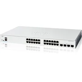 Cisco Catalyst 1200 Rackmount Gigabit Managed Switch, 24x RJ-45, 4x SFP (C1200-24T-4G)