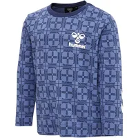 hummel hmlCHECK Baby-Sweatshirt 7049 | blue horizon 68