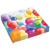 Amscan 9904392 - Servietten Balloons, 33 cm,