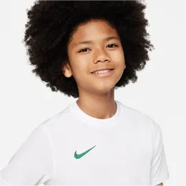 Nike Unisex Kinder Y Nk Df Park Vii Jsy T-Shirt, White/Pine Green, L EU