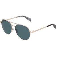 Ted Baker TB 1682 Herren-Sonnenbrille Vollrand Pilot Metall-Gestell, gold