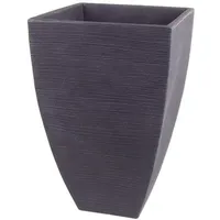 Jelenia Plast Rillentopf 40 x 40 x 60 cm Anthrazit