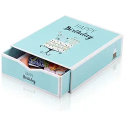 Bilderbox mit 10 Fotos im Design "Happy Birthday"