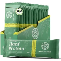 Nature Love® Bio-Riegel - Hanf Protein 360 g Riegel