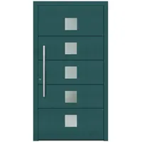 KNOCK Aluminium-Haustür »Terra Nova«, moosgrün - gruen