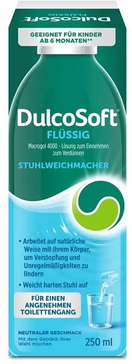 DulcoSoft® Flüssig Stuhlweichmacher bei träger Verdauung Lösung 250 ml 250 ml Lösung