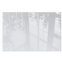 Tulup Glasplatte Funkenschutzplatte Rechteck 60 x 40 x 0,4 cm Grau