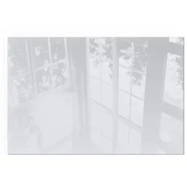 Tulup Glasplatte Funkenschutzplatte Rechteck 60 x 40 x 0,4 cm Grau
