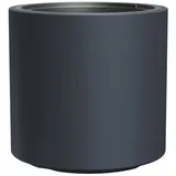 Prosperplast Blumentopf Blumenkübel mit Einsatz Heos Anthrazit Kunststoff, 30 cm