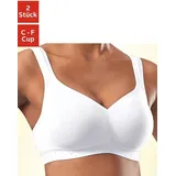 petite fleur by lascana petite fleur Soft-BH Weiß 105D