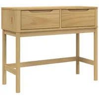 VidaXL Konsolentisch FLORO Wachsbraun 89,5x36,5x73cm Massivholz Kiefer
